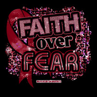 Brain Aneurysm T Shirtbrain Aneurysm Awareness  Ribbon Faith Over Fear Toddler Sweatshirt | Artistshot