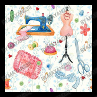 Seamless Pattern Of Fabric, Sewing Machine, Thread, Dummy, Embroidery, Fleece Short | Artistshot