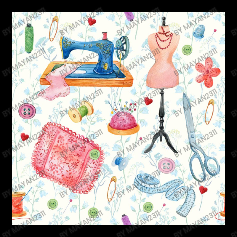 Seamless Pattern Of Fabric, Sewing Machine, Thread, Dummy, Embroidery, Fleece Short | Artistshot