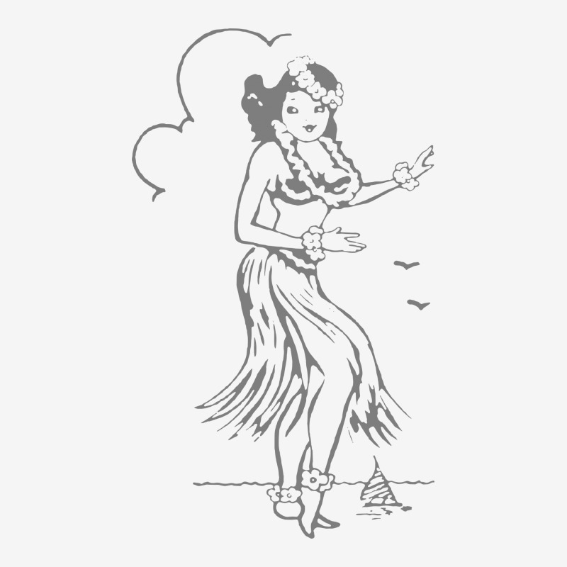 coloring pages hula girl