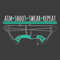 Bow And Arrow Gifts Aim Shoot Swear Repeat Archery T Shirt Men's Polo Shirt | Artistshot