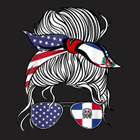 American Dominican Republic Patriot Flag Women Girl Grown T Shirt T-shirt | Artistshot