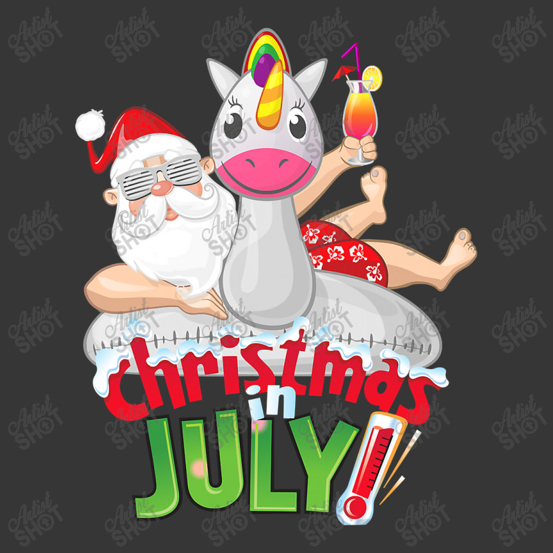 Funny Christmas In July Shirt Summer Unicorn Float Xmas T Shirt Toddler Hoodie | Artistshot