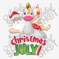 Funny Christmas In July Shirt Summer Unicorn Float Xmas T Shirt Youth 3/4 Sleeve | Artistshot