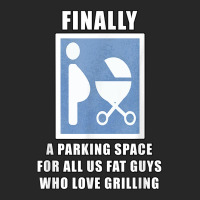 Finally A Parking Space For Fat Guys Who Love Grilling Funny T Shirt Women's Pajamas Set | Artistshot