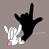 Bunny Reflection I Love You Hand Sign Language Asl Easter T Shirt Vintage T-shirt | Artistshot