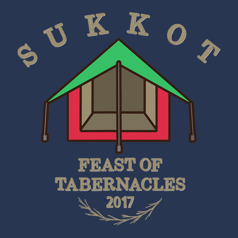 Feast Of Tabernacles Sukkot 2017 Camping Hebrew Messianic T Shirt Men Denim Jacket | Artistshot