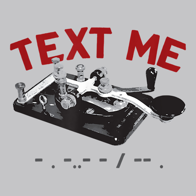 Text Me  Morse Code Key  Ham Radio T Shirt Baby Bodysuit by ruffelbzk | Artistshot