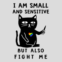 Black Cat Kitty I Am Small And Sensitive But Also Fight Me 419 Black K Men's Polo Shirt | Artistshot