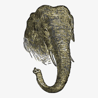 Graphic Novel Style Head And Trunk Of An Asiatic Elephant T Shirt Ladies Fitted T-shirt | Artistshot