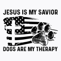 Christian Jesus Is My Savior Dogs Are My Therapy 404 Bibble Jesus T-shirt | Artistshot