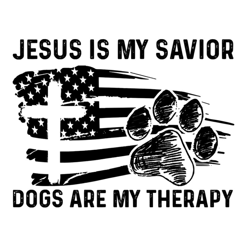 Christian Jesus Is My Savior Dogs Are My Therapy 404 Bibble Jesus 3/4 Sleeve Shirt by golferu | Artistshot