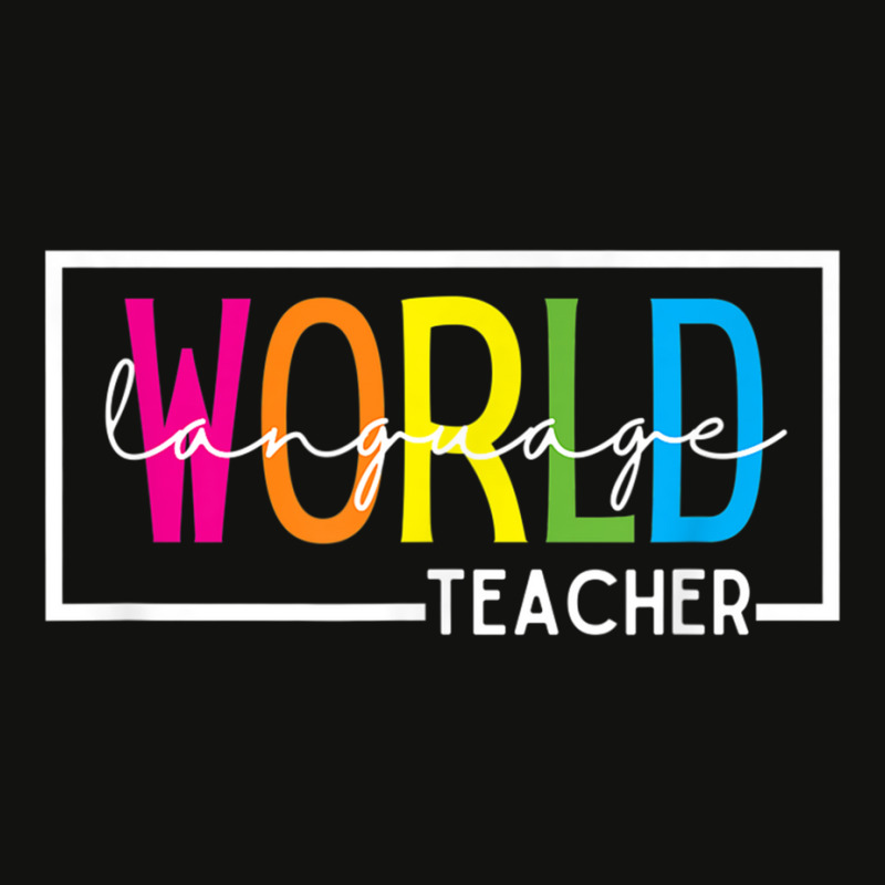 World Language Teacher Scorecard Crop Tee by Hoang95 | Artistshot