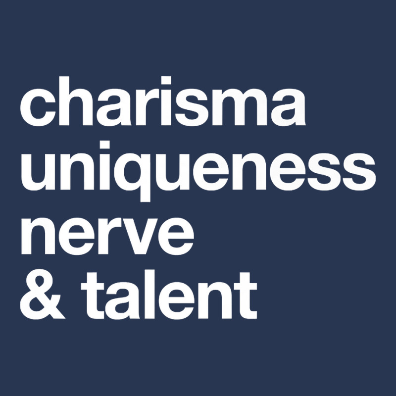 Funny Charisma Uniqueness Nerve Talent Gay Clothing Premium T Shirt Ladies Denim Jacket by rillanerby | Artistshot