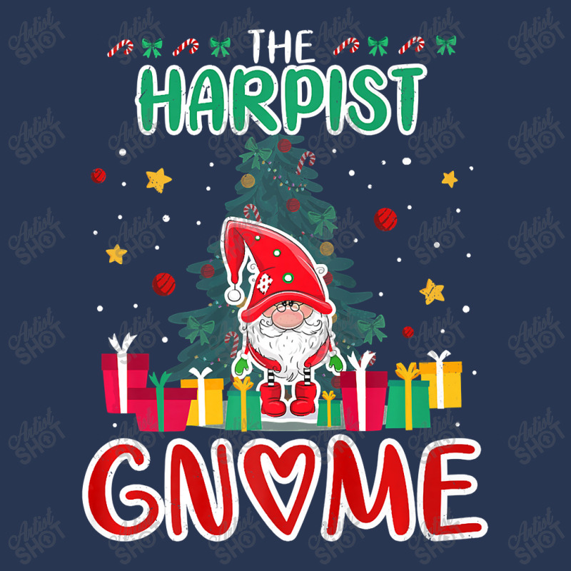 The Harpist Gnome Xmas Tree Group Christmas Matching Premium T Shirt Men Denim Jacket | Artistshot