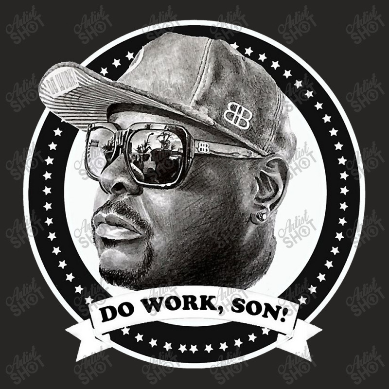 Do Work, Son Funny Gifts Boy Girl Ladies Fitted T-Shirt by ArtistKirsten | Artistshot