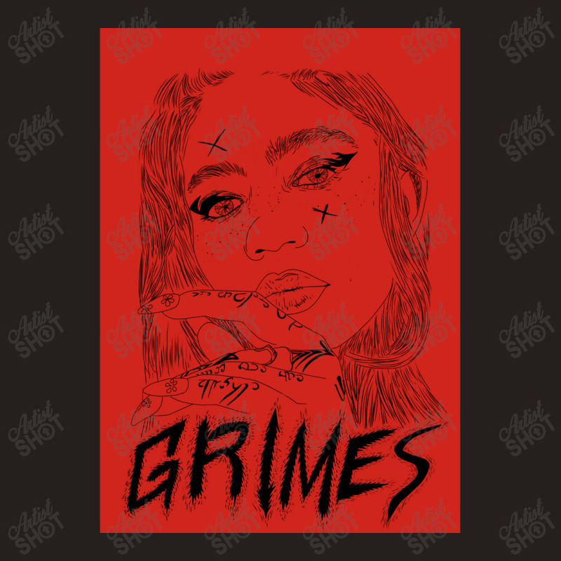 Painting Vintage Grimes Graphic Tank Top by ArtistConner | Artistshot