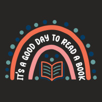 It’s A Good Day To Read A Book, Bookworm Book Lovers Rainbow T Shirt Ladies Fitted T-shirt | Artistshot