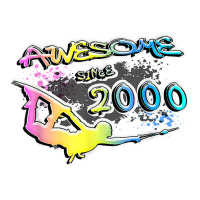 Awesome Since 2000. Wakeboard Lifestyle T Shirt Sticker | Artistshot