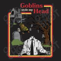 Goblins Stole My Head Vintage Retro T-shirt | Artistshot