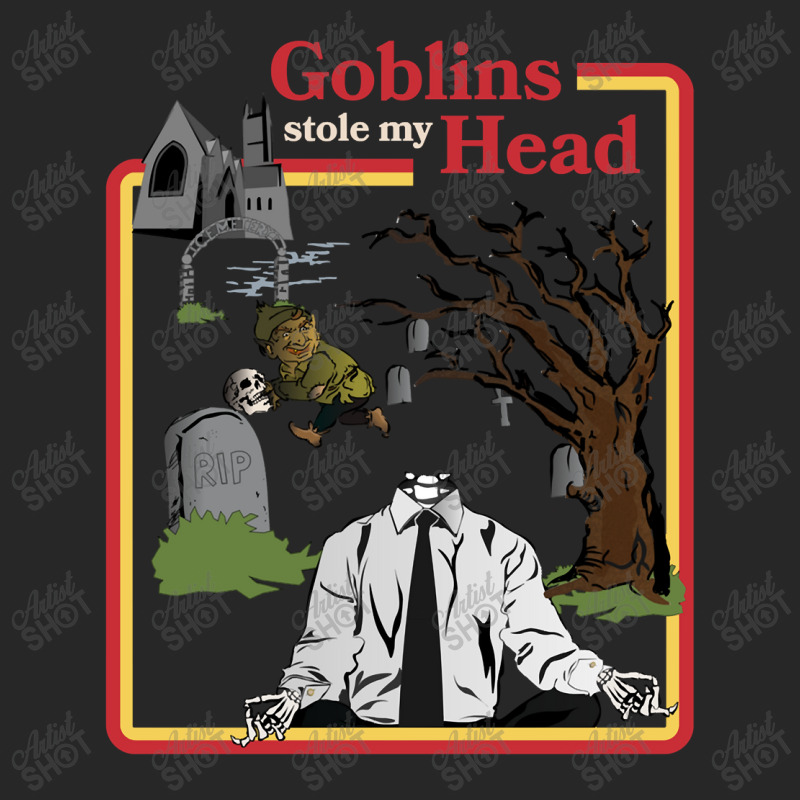 Goblins Stole My Head Vintage Retro Men's T-shirt Pajama Set by ArtistConner | Artistshot