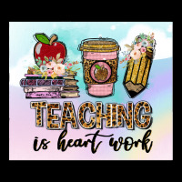 Teaching Is Heart Work T  Shirtteaching Is Heart Work T  Shirt Adjustable Cap | Artistshot