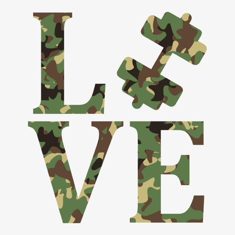 Love Gym Camouflage Ladies Fitted T-Shirt by autlu2024 | Artistshot