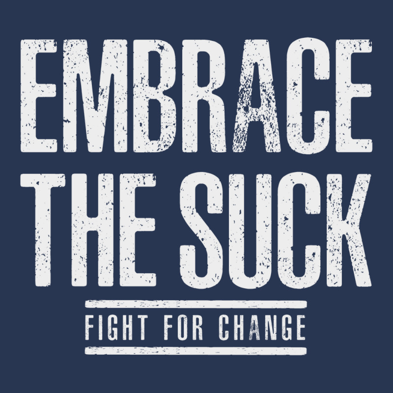 Embrace The Suck Fight For Change Men Denim Jacket by HelloShop | Artistshot