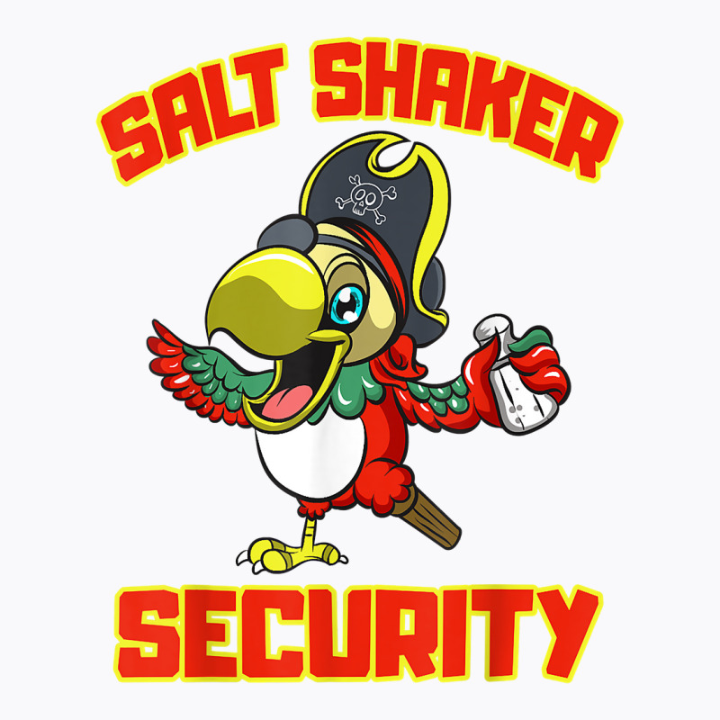 Salt Shaker Security Pirate Head Macaw Parrot Concert T Shirt T-Shirt by AbidahToenges | Artistshot