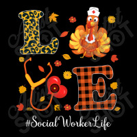 Love Social Worker Life Thanksgiving Autumn Fall Season T Shirt Lightweight Hoodie | Artistshot