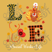 Love Social Worker Life Thanksgiving Autumn Fall Season T Shirt Vintage Hoodie And Short Set | Artistshot