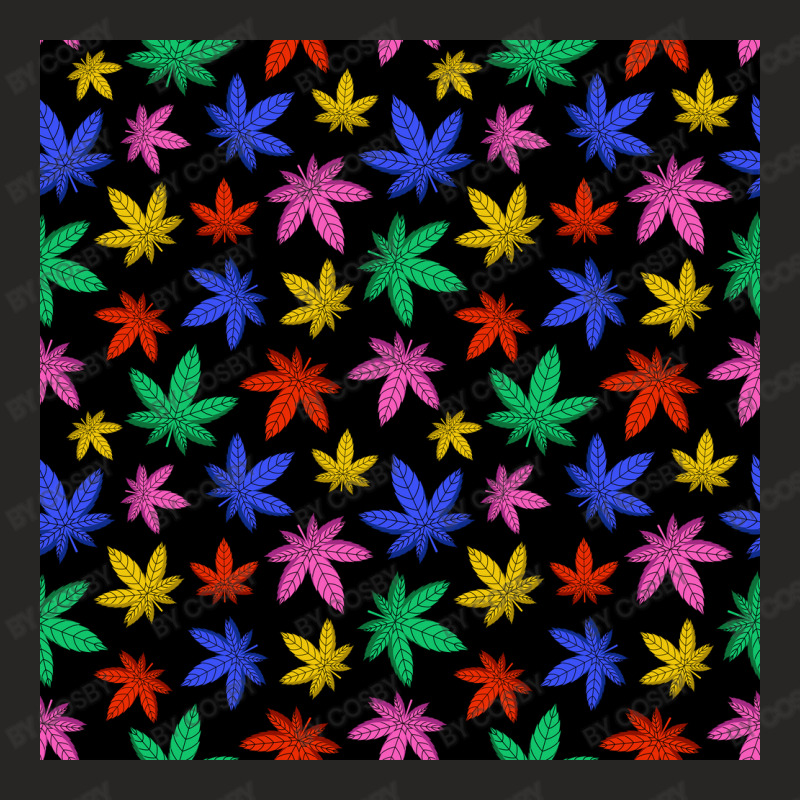 Colorful Marijuana Ladies Fitted T-Shirt by Cosby | Artistshot