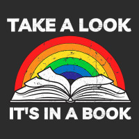 Take A Look It's In A Book Reading Vintage Retro Rainbow Exclusive T-shirt | Artistshot