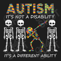 Autism It's A Different Ability Funny Dabbing Skeleton Gifts Premium Classic T-shirt | Artistshot