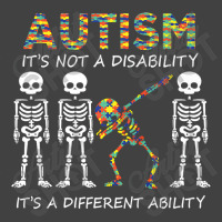 Autism It's A Different Ability Funny Dabbing Skeleton Gifts Premium Vintage T-shirt | Artistshot