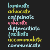 Laminate Advocate Caffeinate Educate T Shirt Ladies Polo Shirt | Artistshot