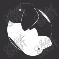 Yin Yang Beagle Funny Vintage Hoodie | Artistshot