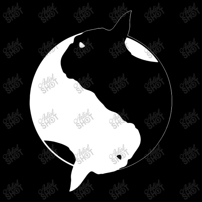 Yin Yang Frenchie Funny V-neck Tee | Artistshot