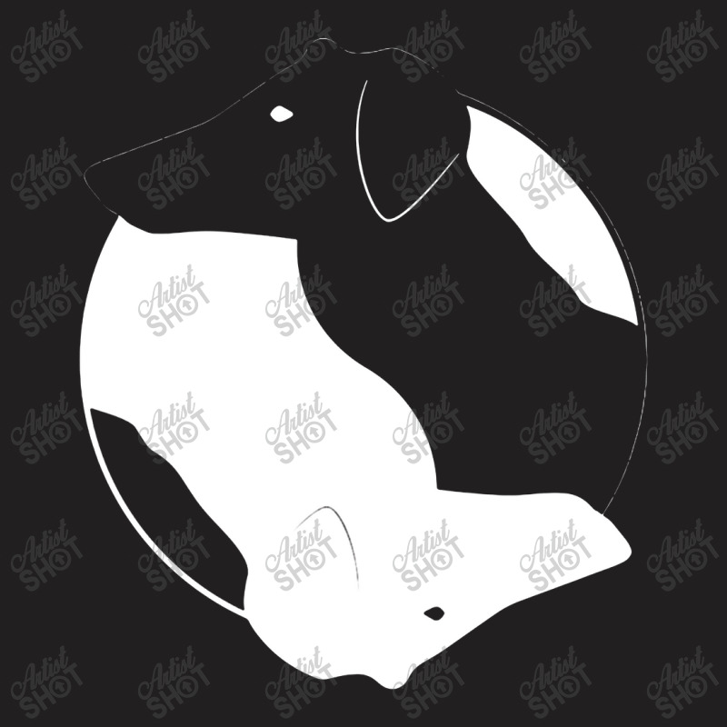 Yin Yang Greyhound Funny T-shirt | Artistshot