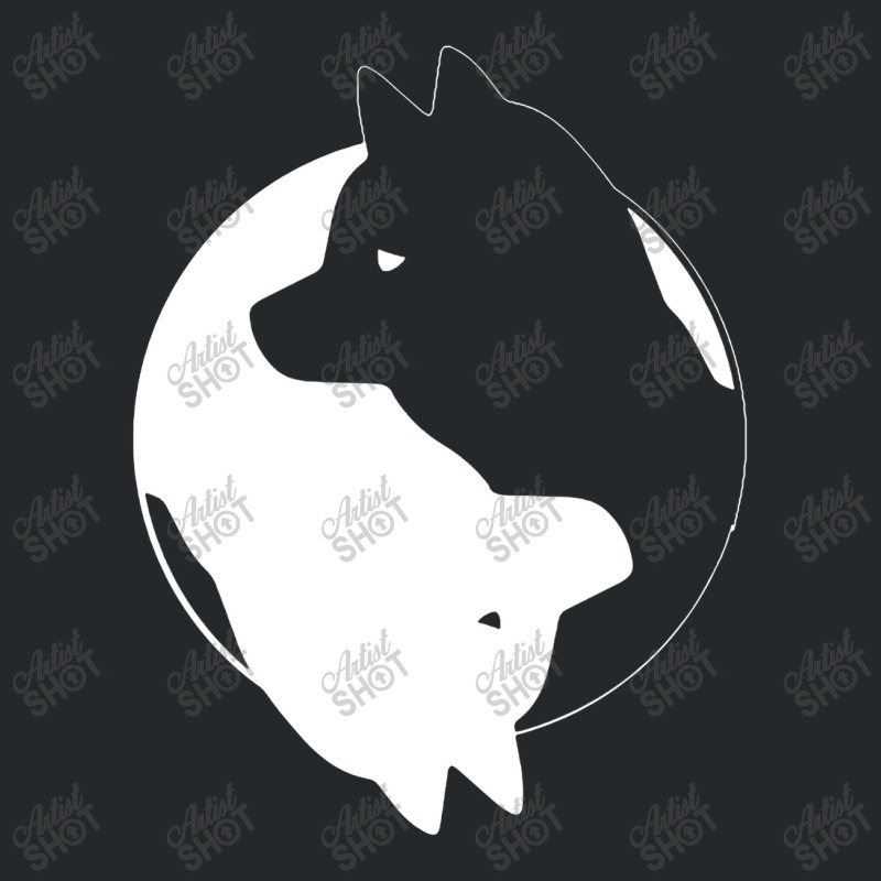 Yin Yang Husky Funny Crewneck Sweatshirt | Artistshot