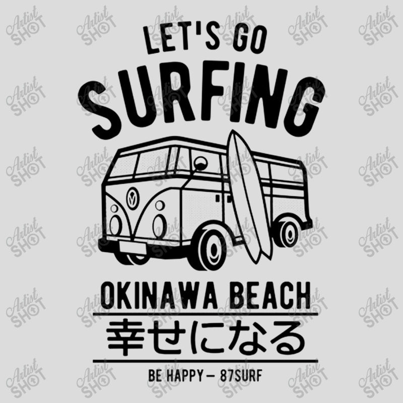 Let's Go Surfing Okinawa Beach Men's Polo Shirt | Artistshot