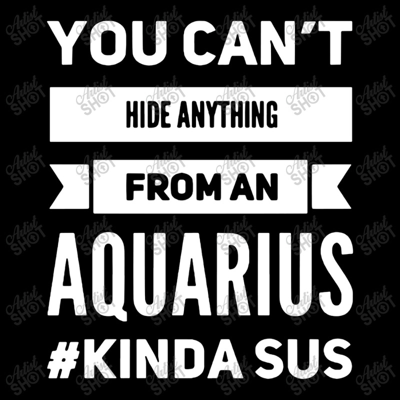 You Can't Hide Anything From An Aquarius Fleece Short | Artistshot