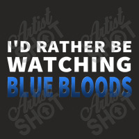 Playing  Blue Lover Bloods Men Women Ladies Fitted T-shirt | Artistshot