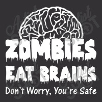 Zombies Eat Brains Dont Worry You Are Safe! Funny Vintage Short | Artistshot