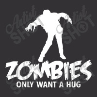 Zombies Only Want A Hug Vintage Hoodie And Short Set | Artistshot