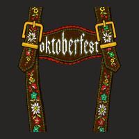 Lederhosen Suspenders Tee Oktoberfest Bavarian Munich Beer Ladies Fitted T-shirt | Artistshot