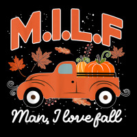 Milf Man I Love Fall Funny Seasonal Truck Pumpkin Autumn Sweatshirt Youth Jogger | Artistshot