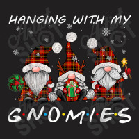 Hanging With Gnomies Gnome Christmas Xmas Buffalo Plaid Red T Shirt Co T-shirt | Artistshot