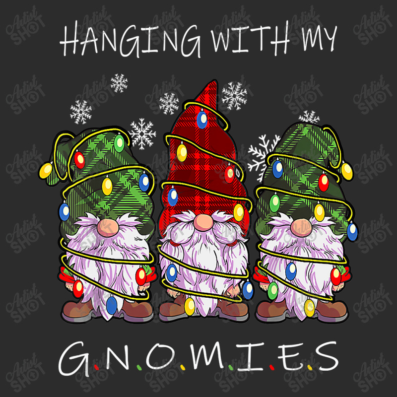 Hanging With Gnomies Gnome Christmas Xmas Buffalo Plaid Red T Shirt Exclusive T-shirt | Artistshot