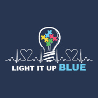 Autism Awareness T  Shirt Light It Up Blue Autism Awareness Tee Autist Men Denim Jacket | Artistshot